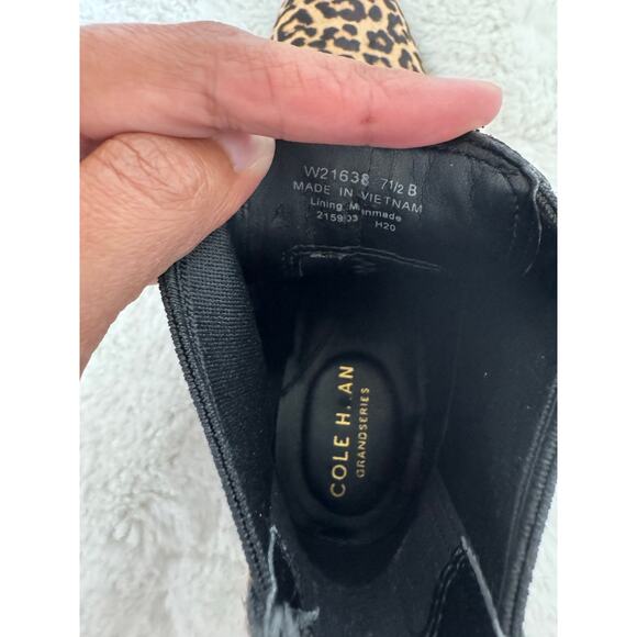 Cole Haan GrandSeries Leopard Chelsea Boots Women’s 7.5B - Picture 7 of 14